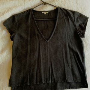 Ali Golden VNeck Blouse size Small